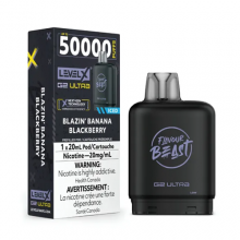 Level X Ultra Blazin Banana Blackberry Iced 50k 20mg